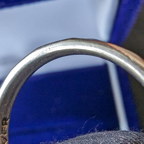 British Vintage Jewelry Plain Sterling Silver Ring